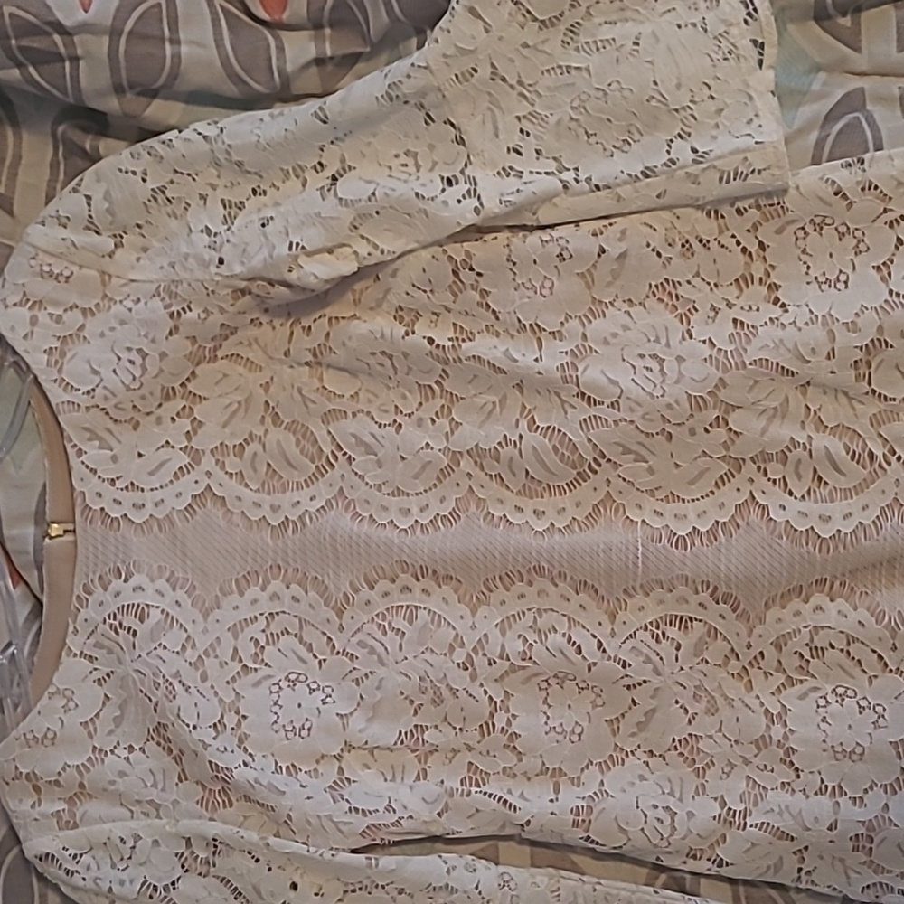 White Lace dress size 6